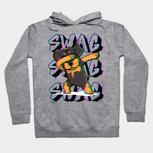 Dog swag Hoodie by Qibar Design